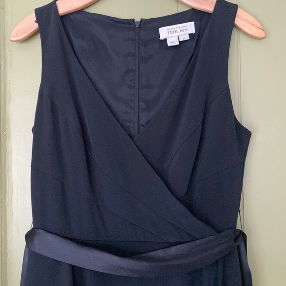 Teri Jon by Rickie Freeman Ruffle Tiered Silk Gown - Picture 14 of 16